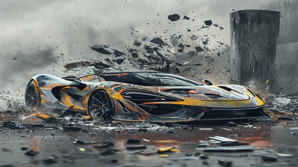 Fakta Kecelakaan Andra ST: McLaren Terbelah Dua