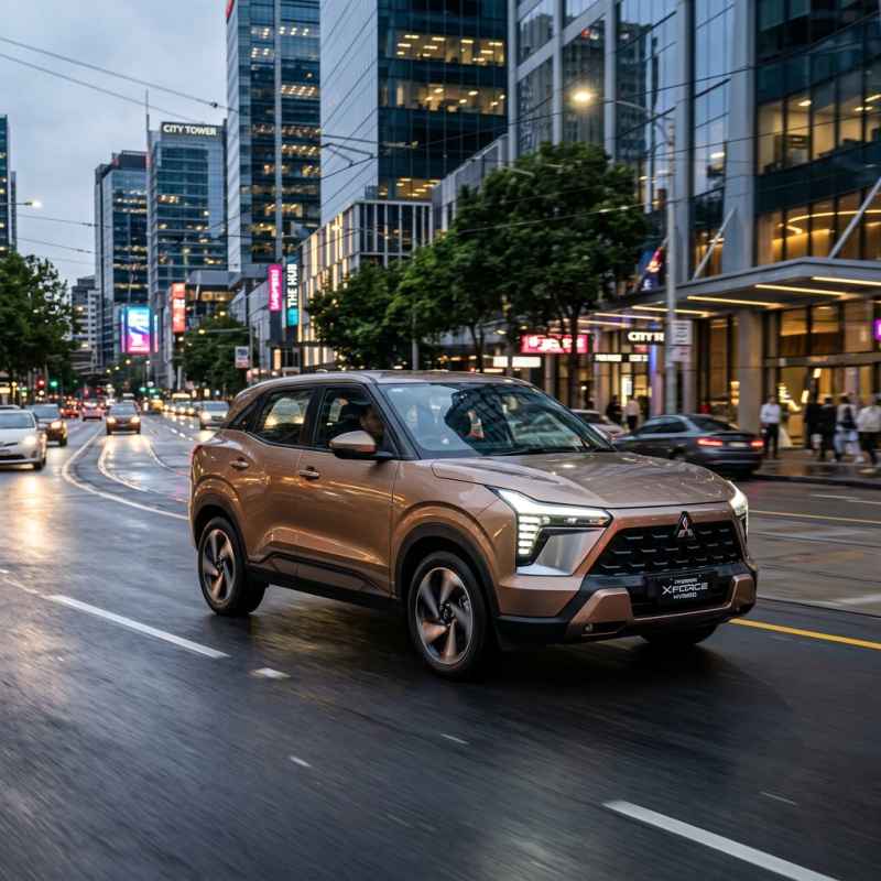 Mitsubishi Xforce Hybrid Resmi Mengaspal