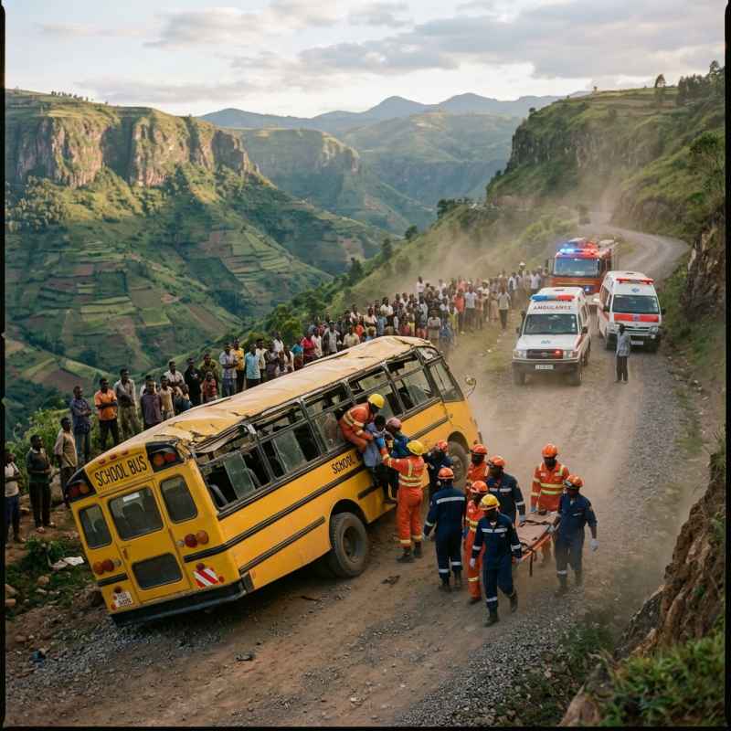 Tragedi Bus Uganda: 20 Siswa Tewas