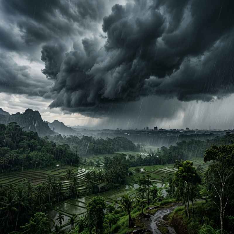 Warning BMKG: Cuaca Ekstrem Ancam Sumut
