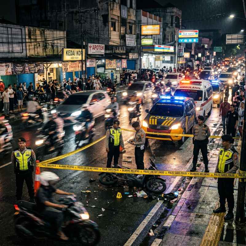 Tragedi Maut Truk Rem Blong di Jombang