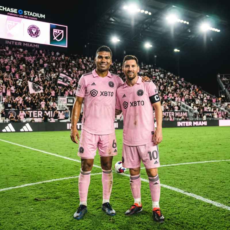 Casemiro Joins Inter Miami and Messi