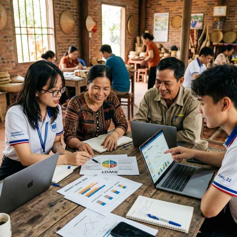 Mahasiswa KKN Ajarkan Analisis SWOT untuk UMKM