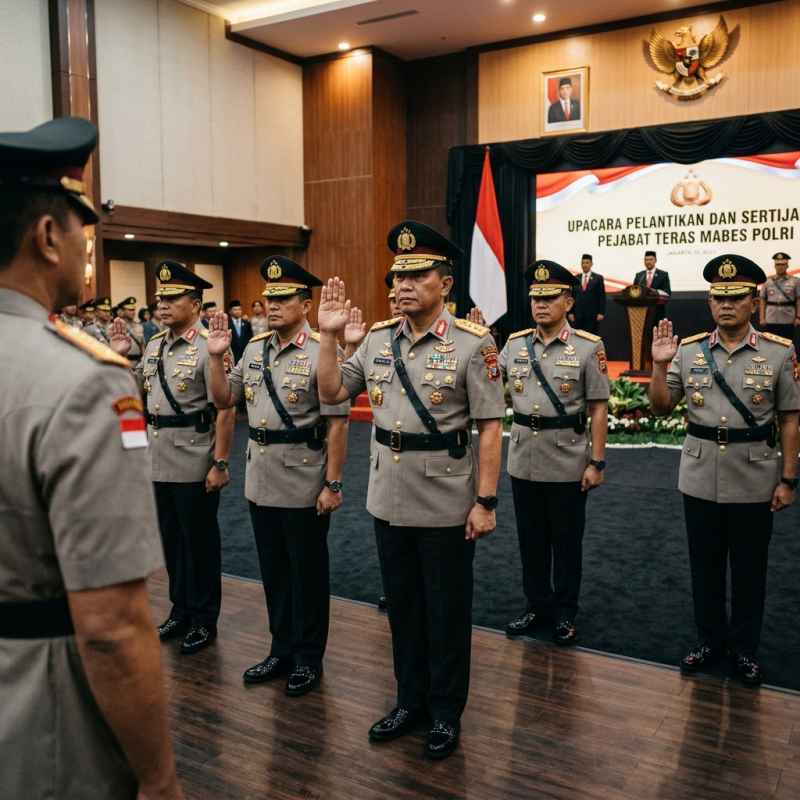 Polri Rotasi 146 Perwira Tinggi