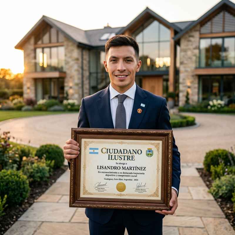 Lisandro Martínez Earns Illustrious Citizen Honor