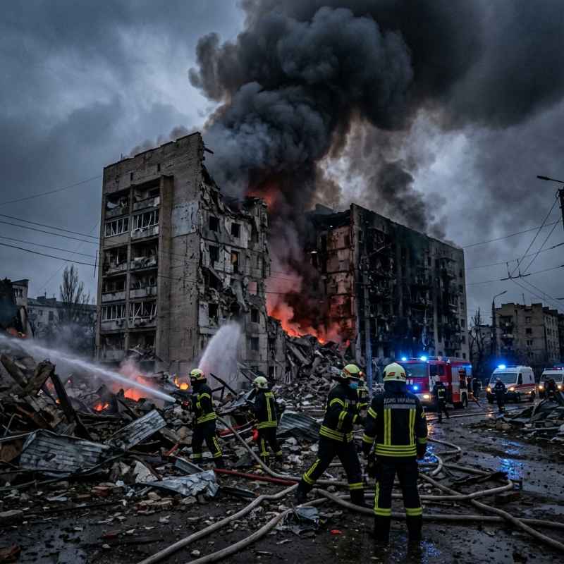 Serangan Rusia Ukraina 37 Tewas
