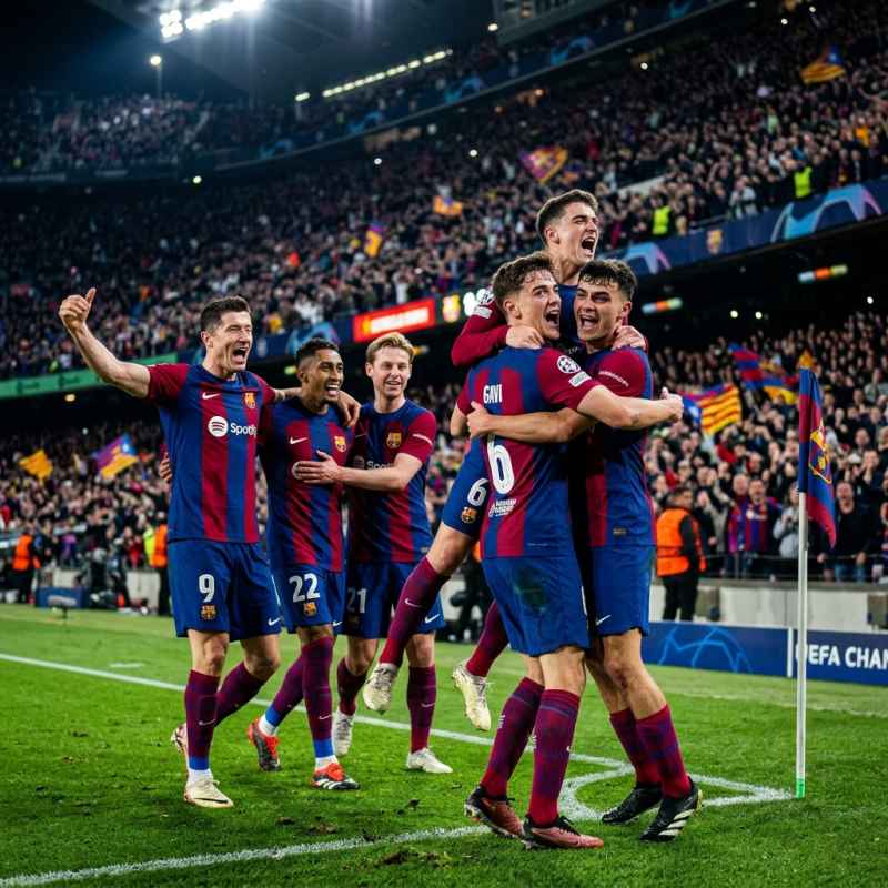Barcelona Gilas Rayo 5-2, Geser Madrid
