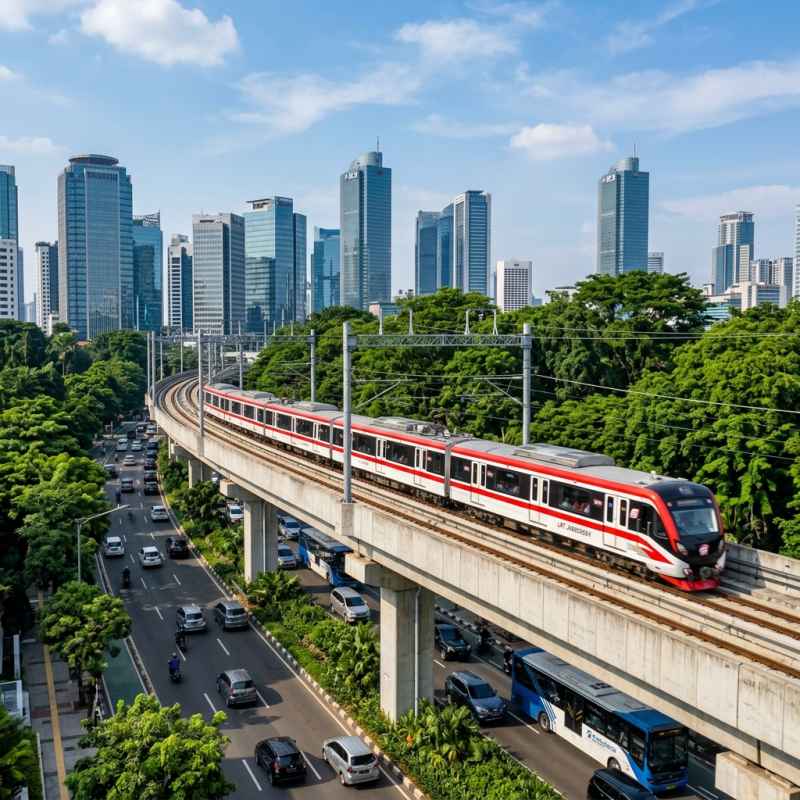 3 Tahun LRT Jabodebek: Ramah Lingkungan