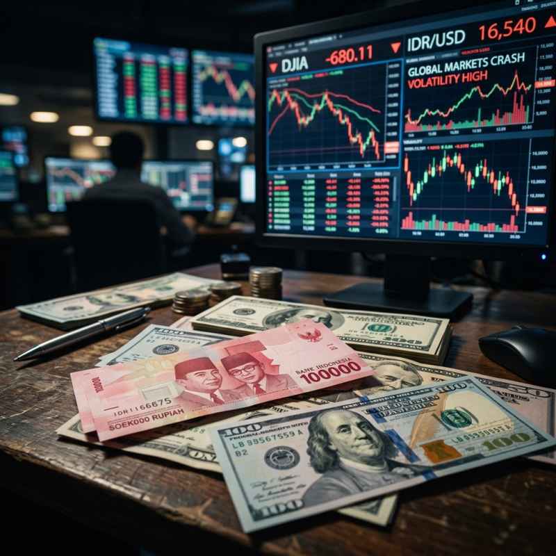 Rupiah Melemah Imbas Kenaikan CPI AS