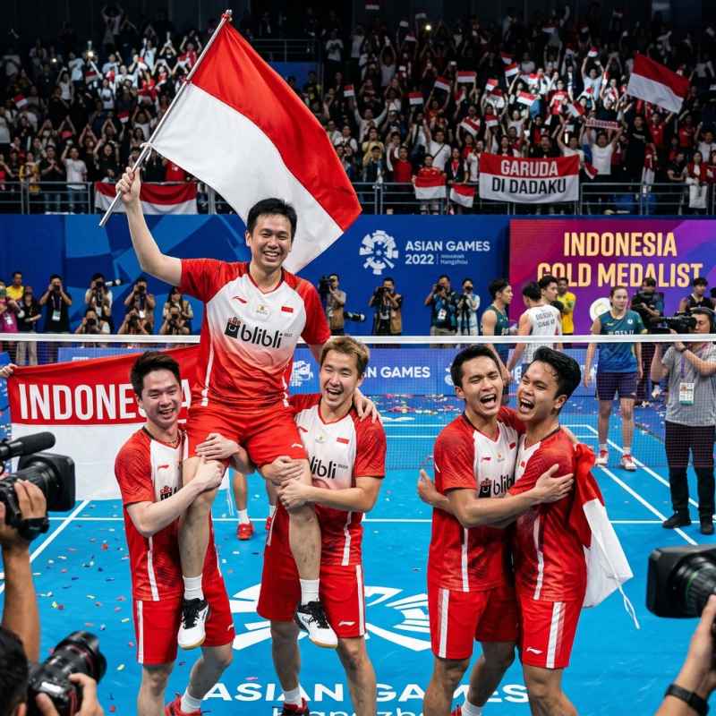Indonesia Juara Badminton Asian Games 2026