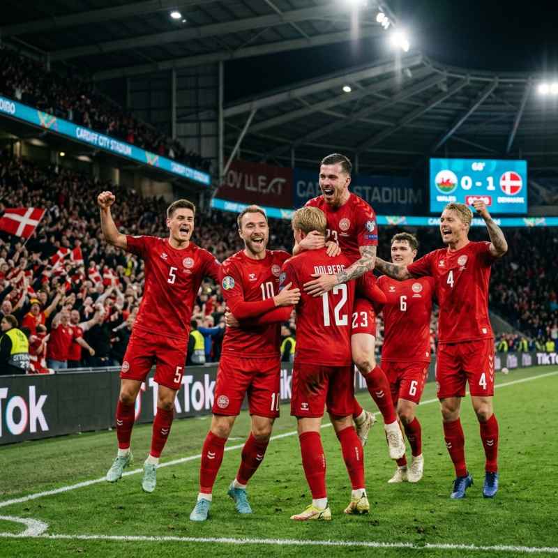 Dominasi Denmark Buat Wales Terpuruk