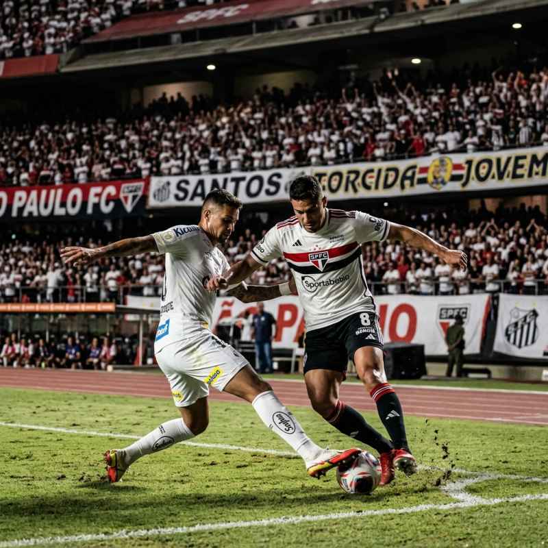 Gabigol Shines in Fierce San-São Derby