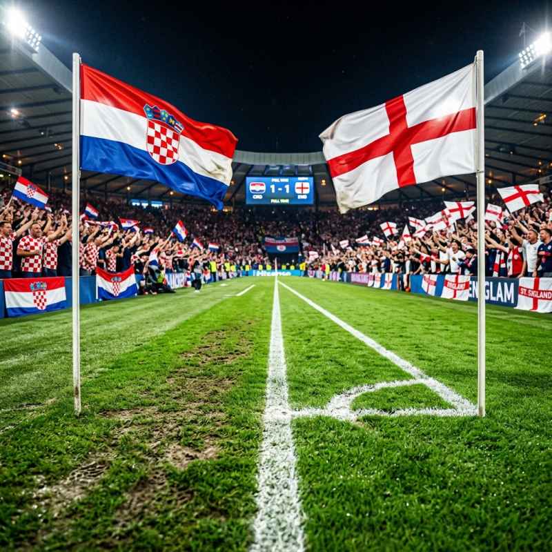 Kroasia vs Inggris: Duel Panas Nations League